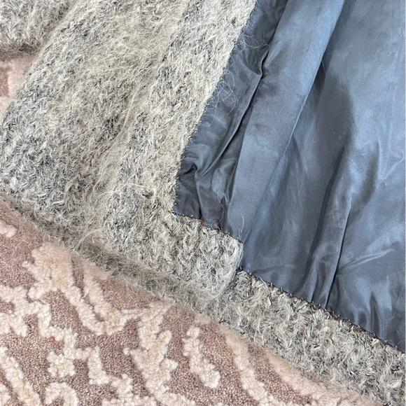 Artisan Hand-Knit Wool Mohair Grandpa Cardigan - Picture 11 of 13